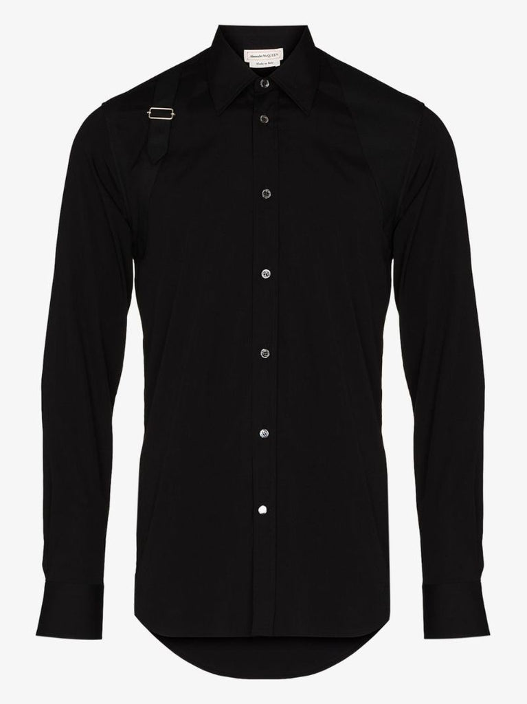 Black Harness Classic Collar Shirt
