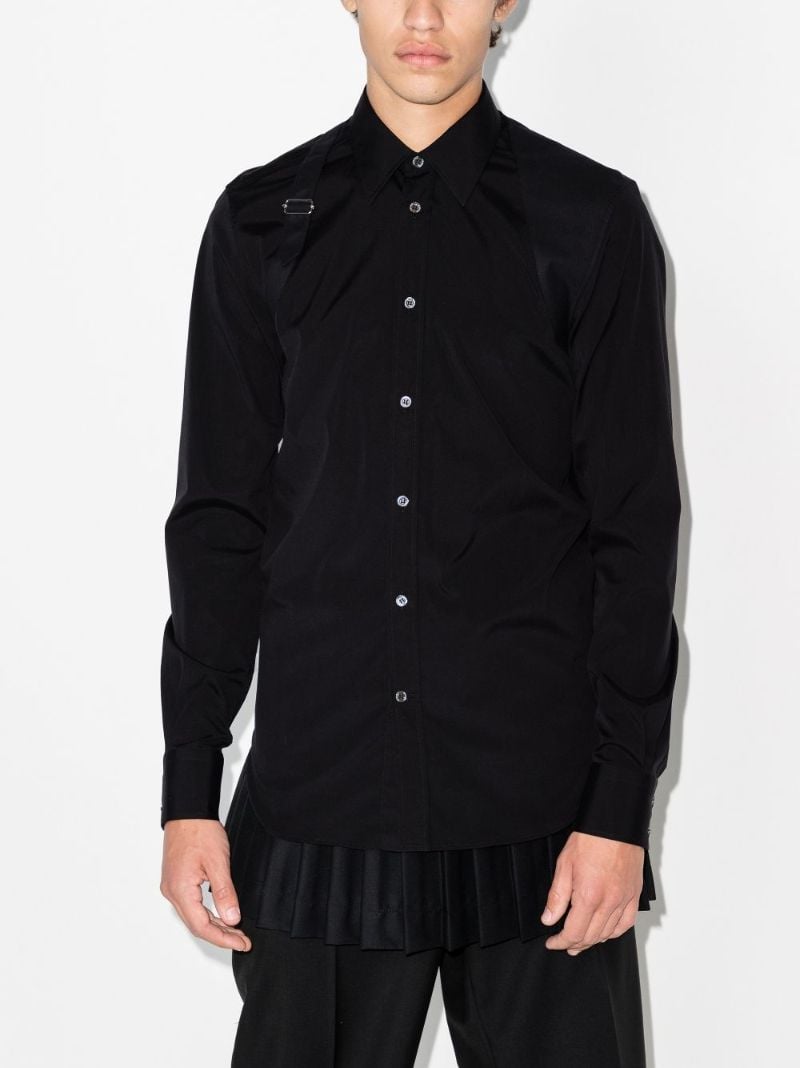 Black Harness Classic Collar Shirt