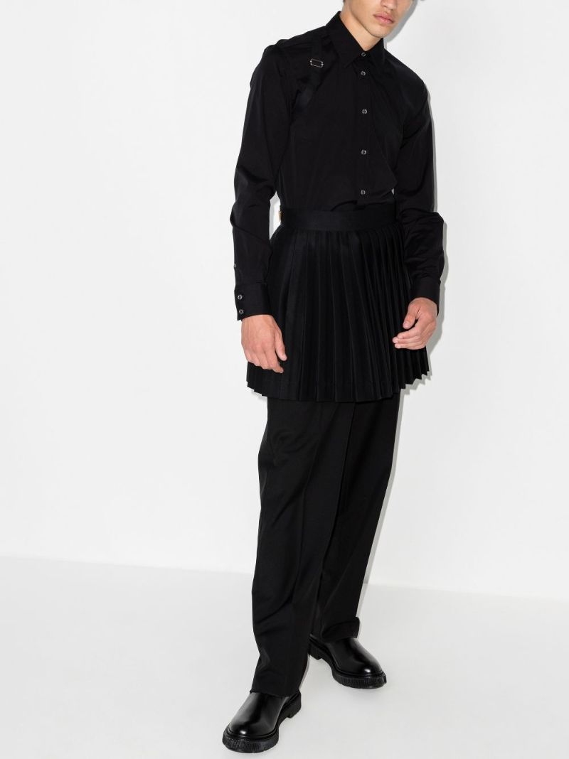 Black Harness Classic Collar Shirt