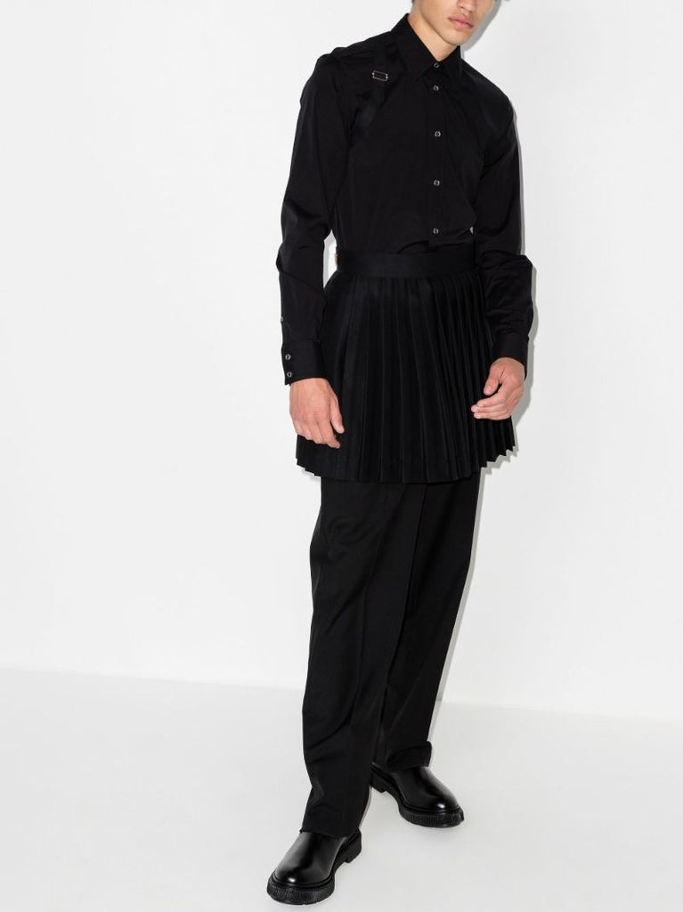 Black Harness Classic Collar Shirt