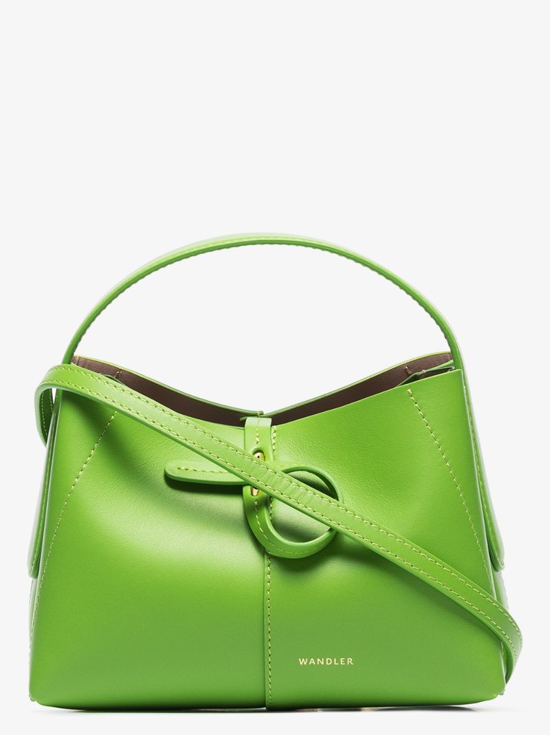 Green Ava Leather Mini Bag