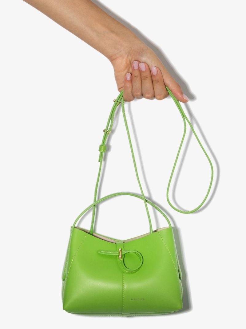 Green Ava Leather Mini Bag