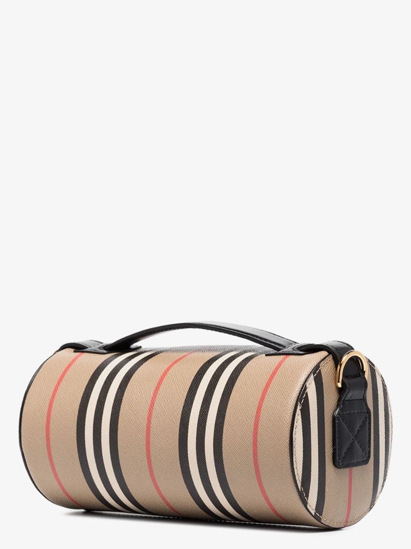 Neutral Boston Icon Stripe Bag