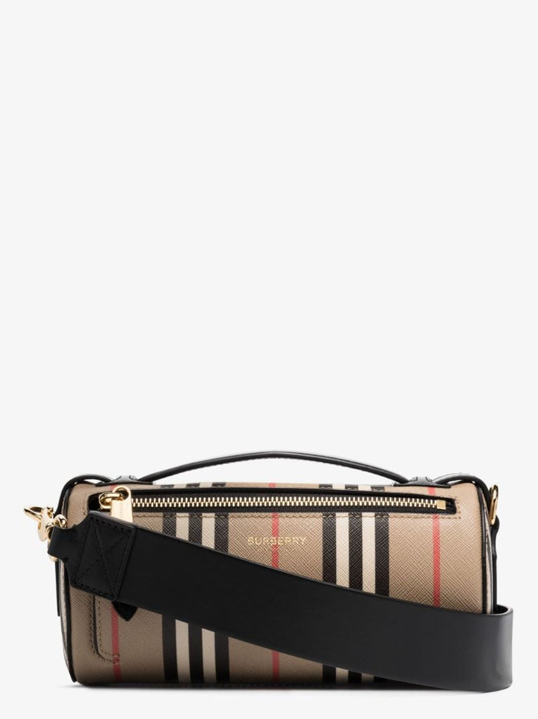 Neutral Boston Icon Stripe Bag