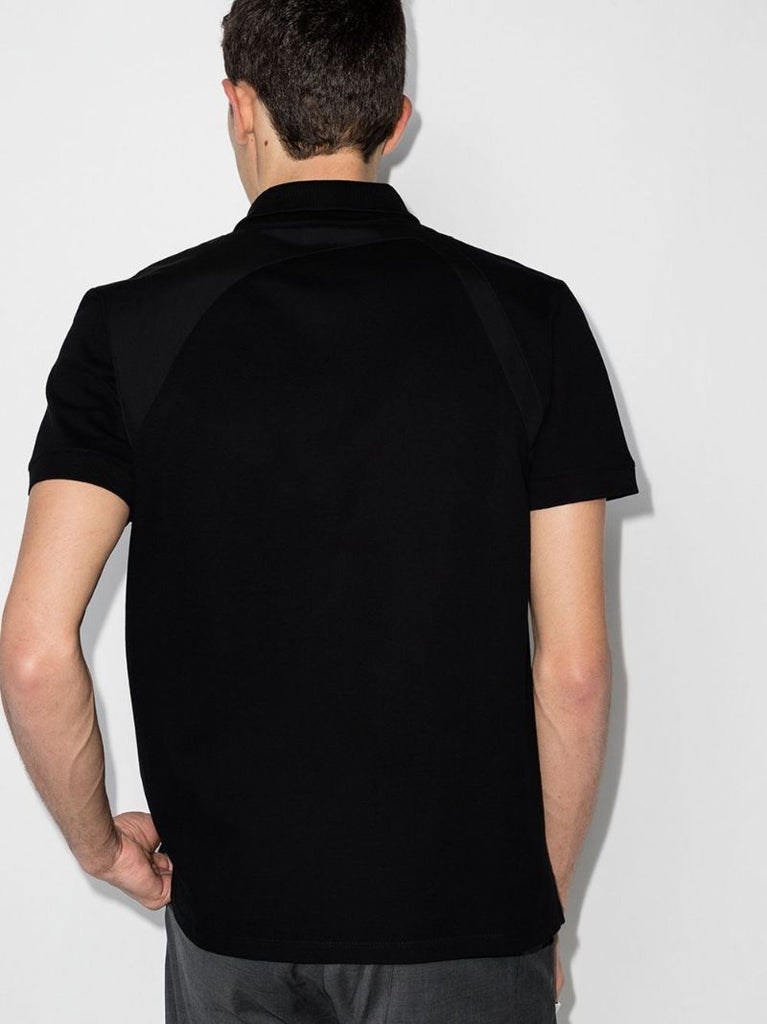 Black Logo Harness Polo Shirt
