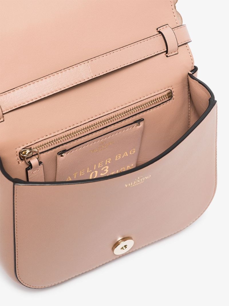 Pink 03 Rose Edition Atelier Leather Shoulder Bag