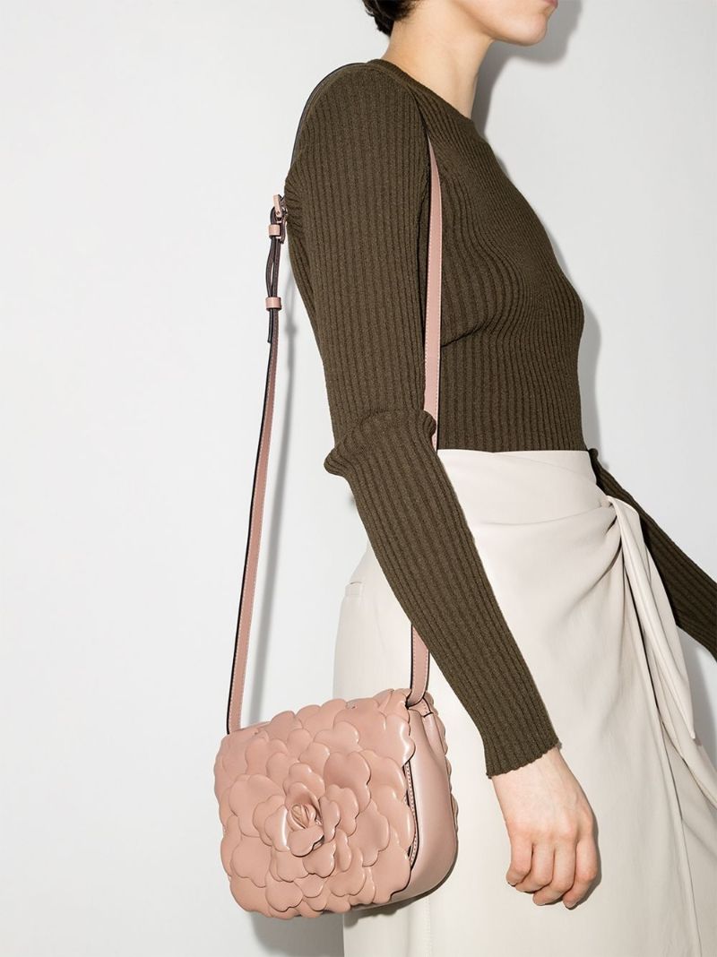Pink 03 Rose Edition Atelier Leather Shoulder Bag