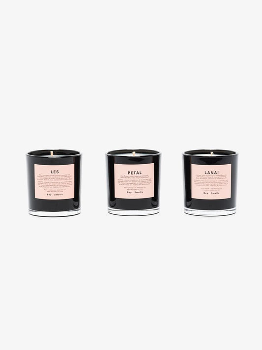 Black Votive Candle Set