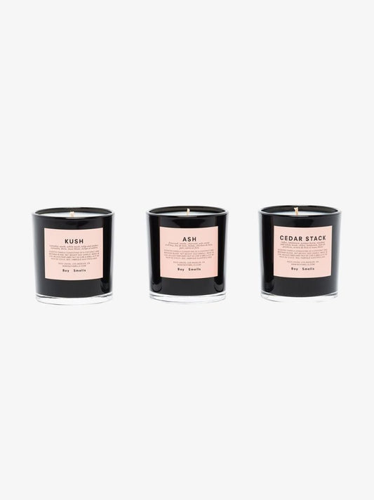 Black and White Votive Candle Set