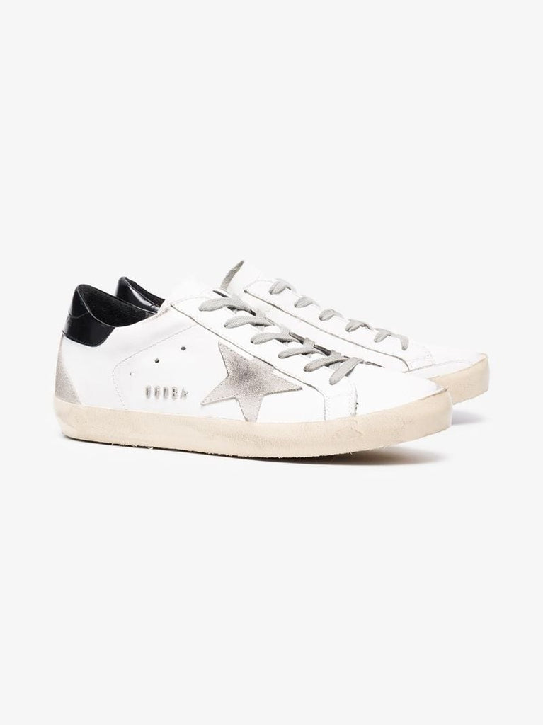 White Super-star Leather Sneakers