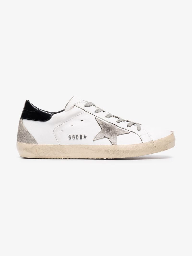 White Super-star Leather Sneakers