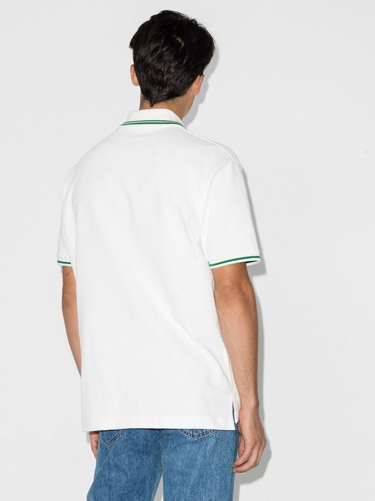 Web Stripe Cotton Polo Shirt