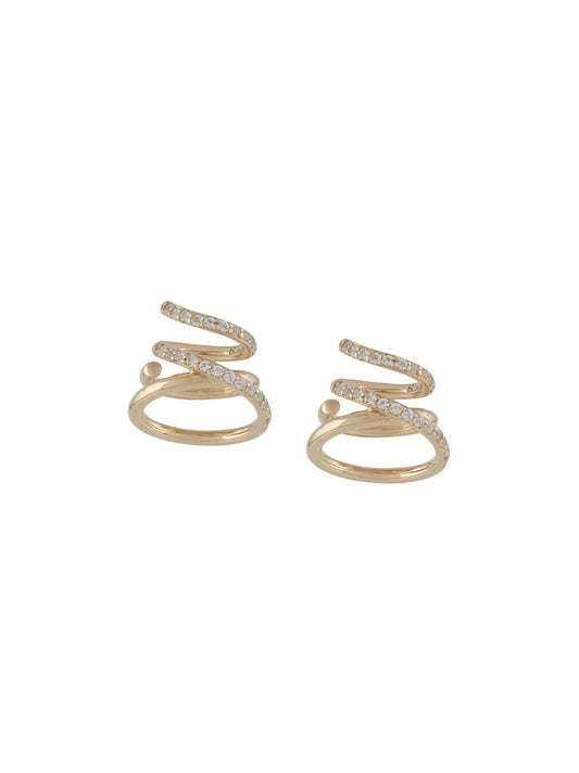 Gold Vermeil Flow Topaz Earrings