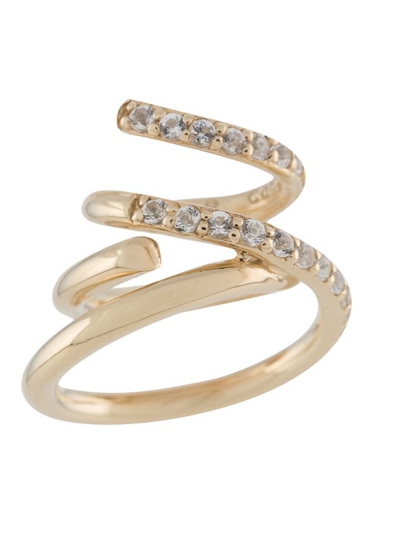 Gold Vermeil Flow Topaz Earrings