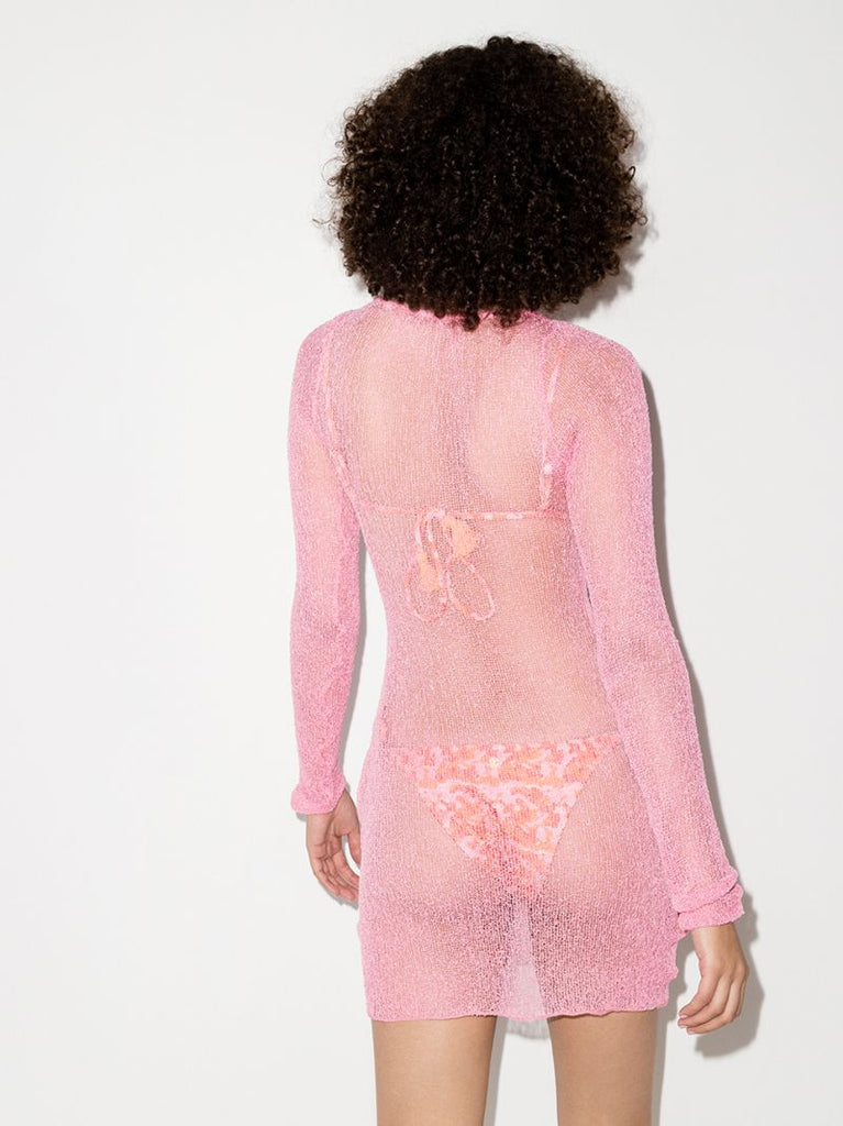 Andy Sheer Cotton Mini Dress