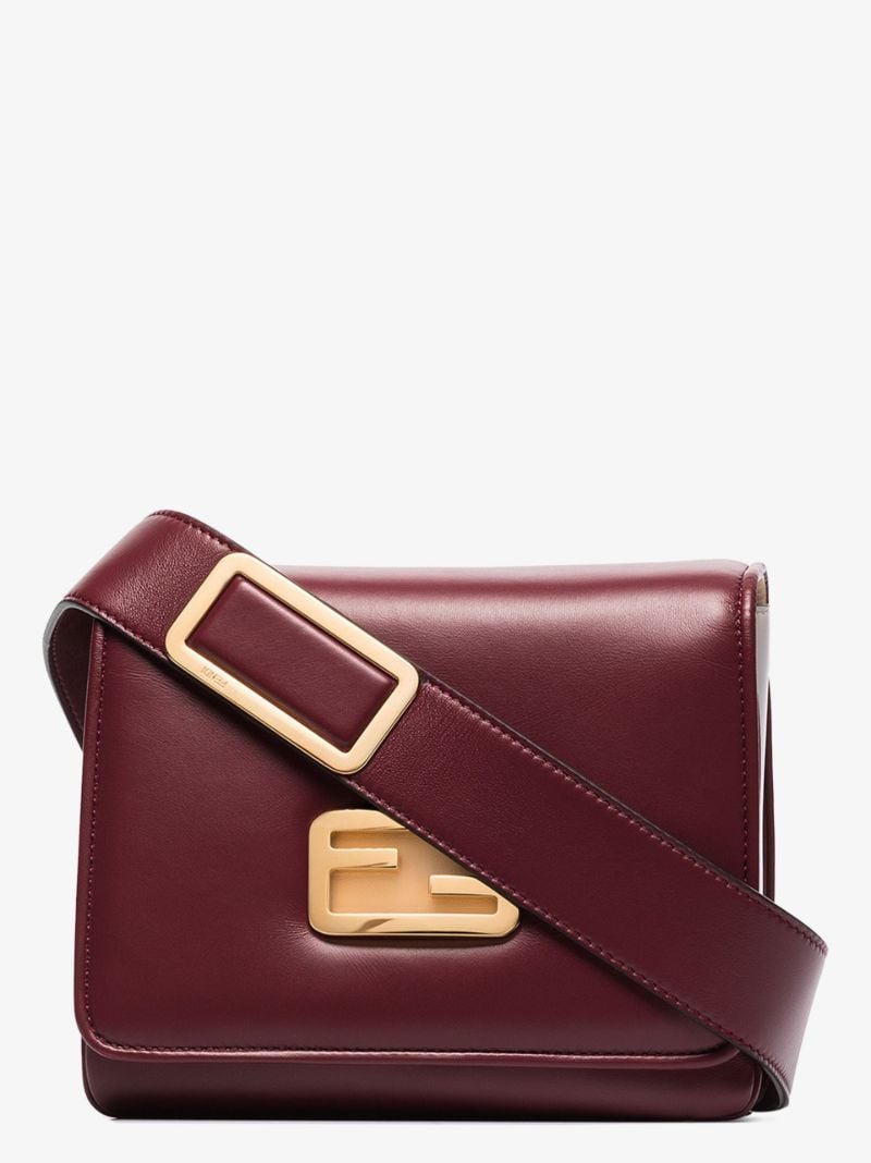 Red Id Small Leather Shoulder Bag