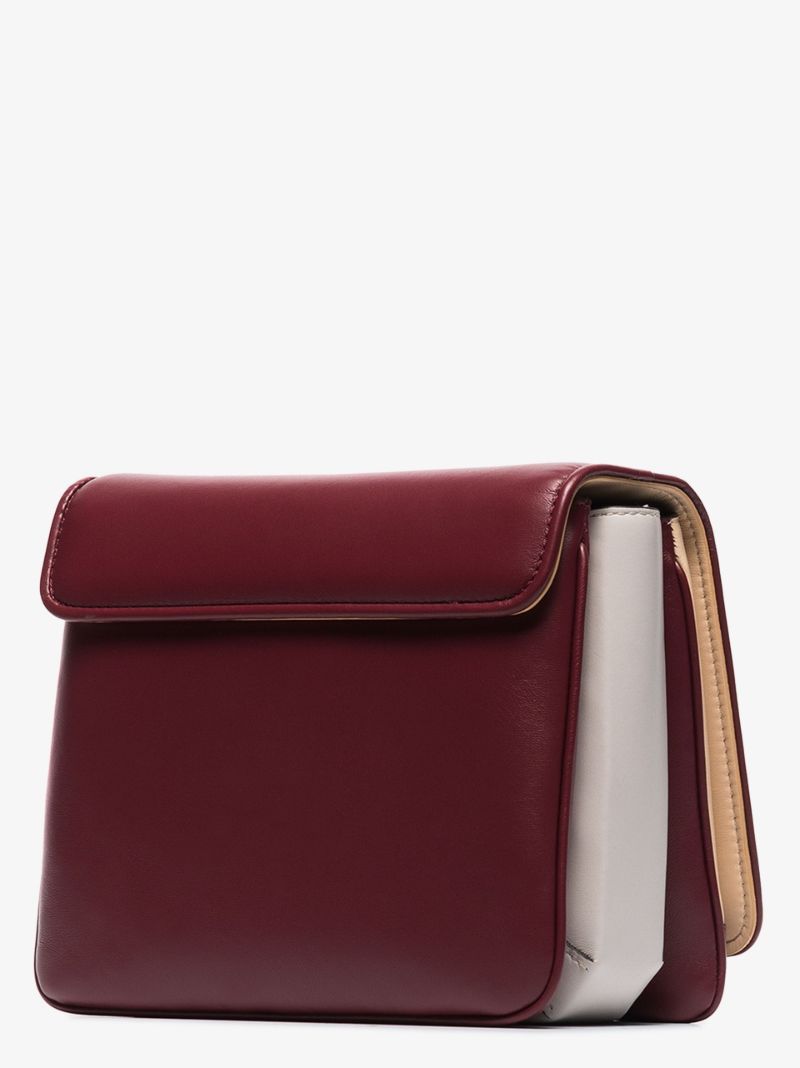 Red Id Small Leather Shoulder Bag