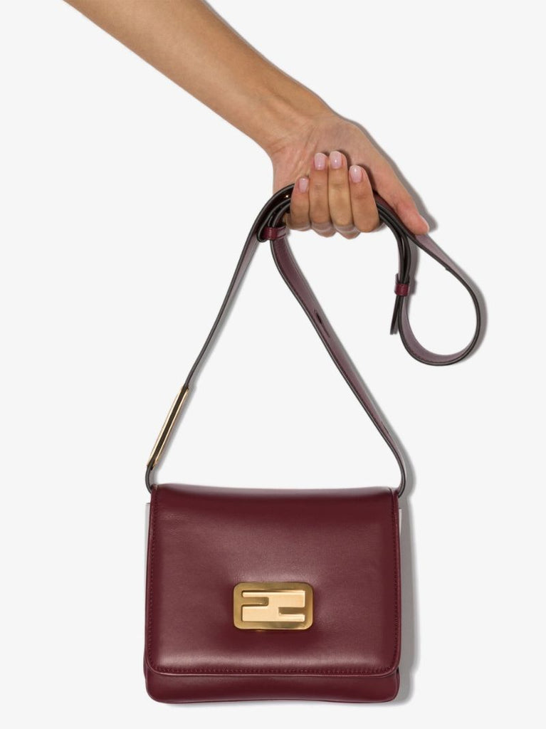 Red Id Small Leather Shoulder Bag