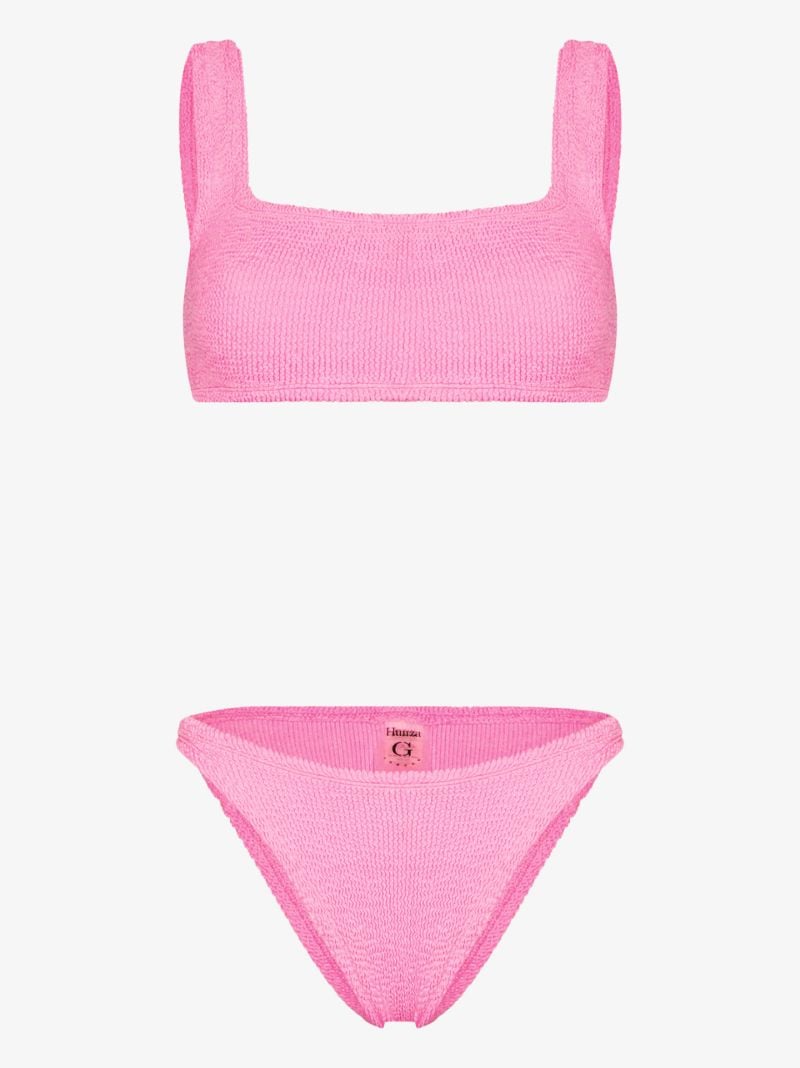 Pink Xandra Crinkle Bikini