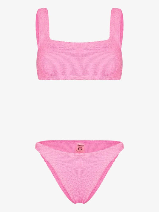 Pink Xandra Crinkle Bikini