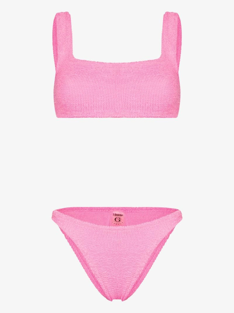 Pink Xandra Crinkle Bikini