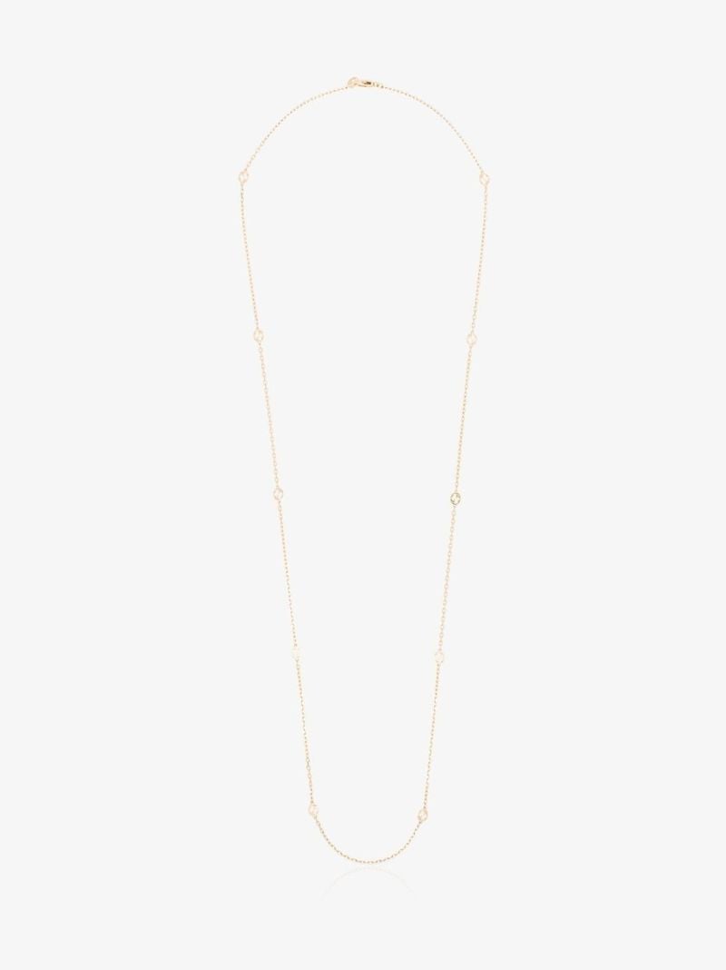 18k Yellow Gold Interlocking Gg Necklace