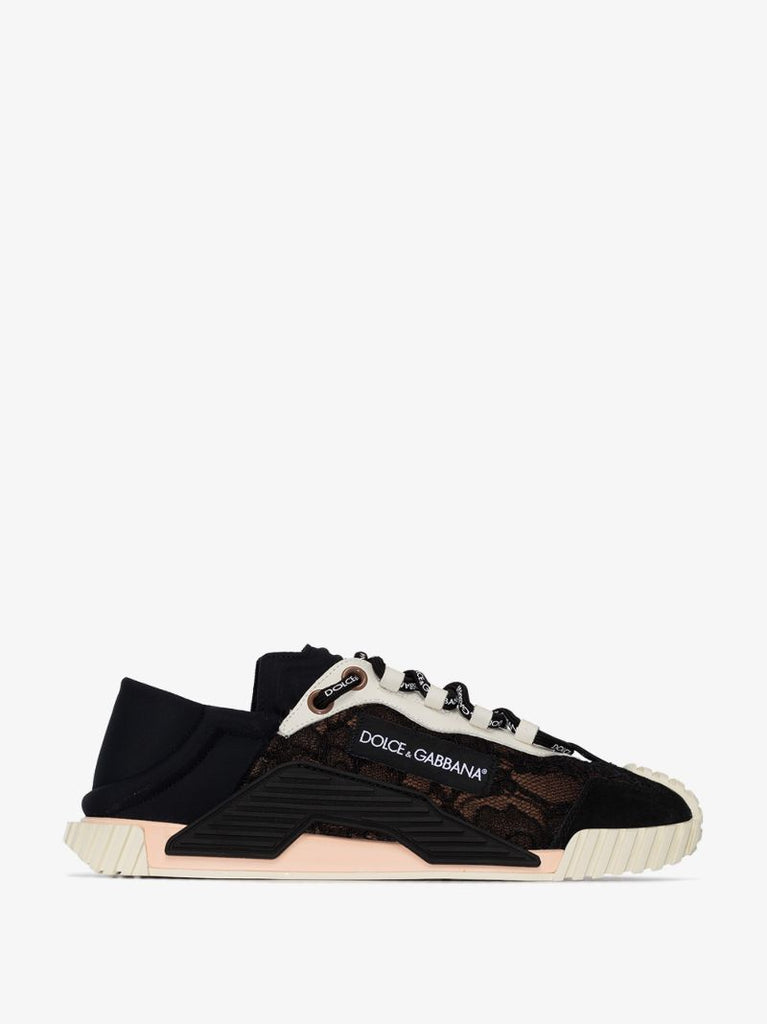 Black Ns1 Lace Detail Sneakers