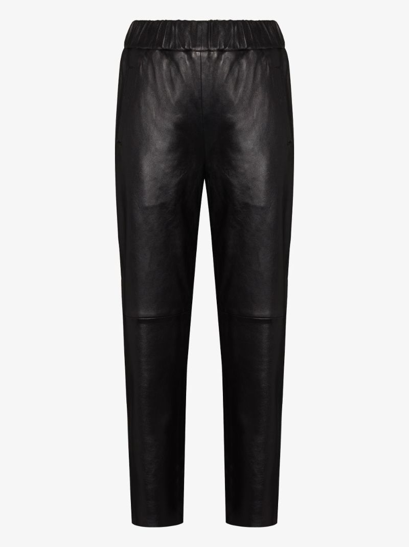 Noni Leather Track Pants