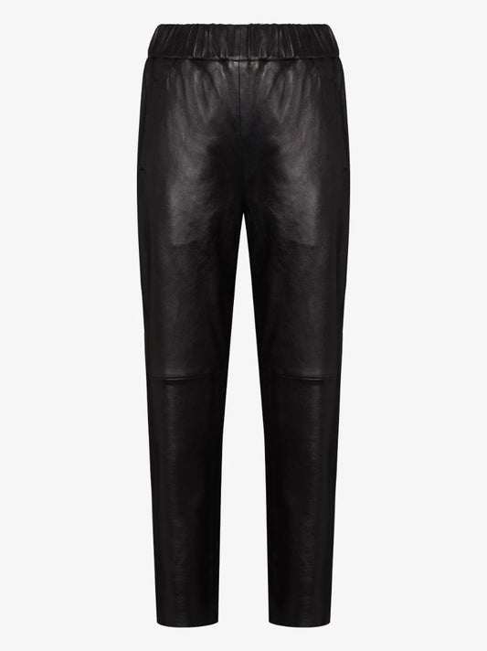 Noni Leather Track Pants