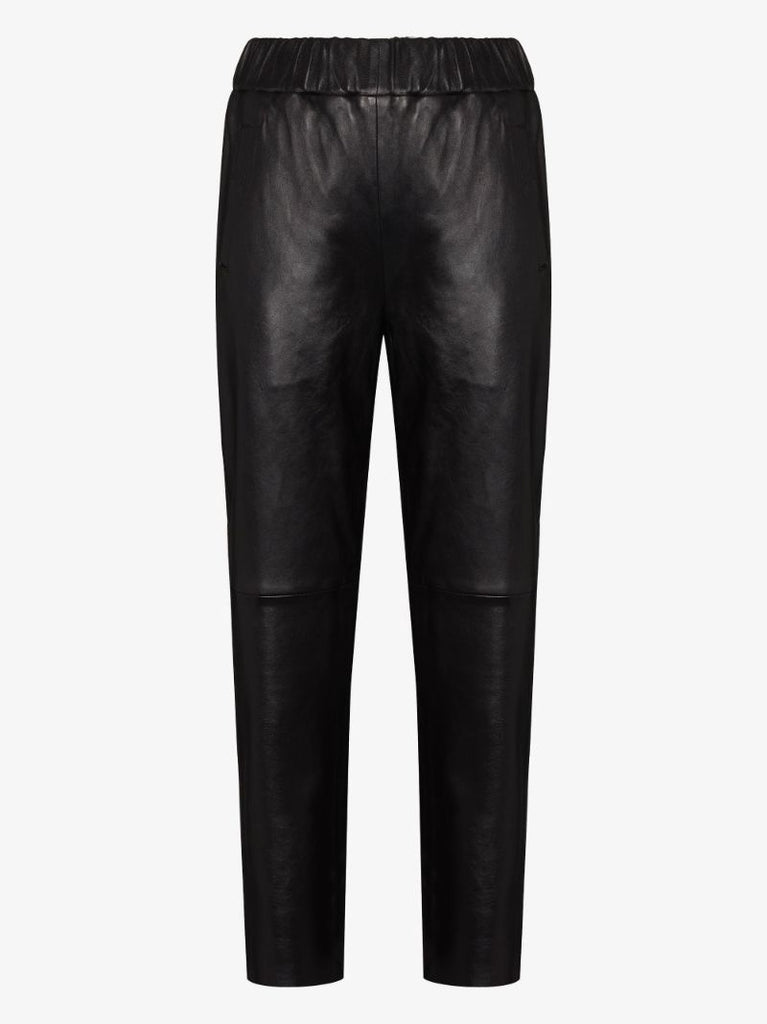 Noni Leather Track Pants