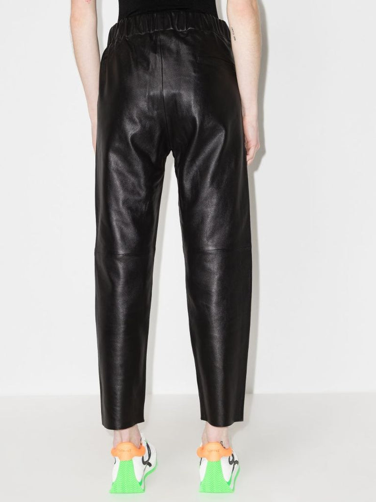 Noni Leather Track Pants