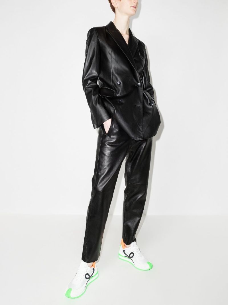 Noni Leather Track Pants