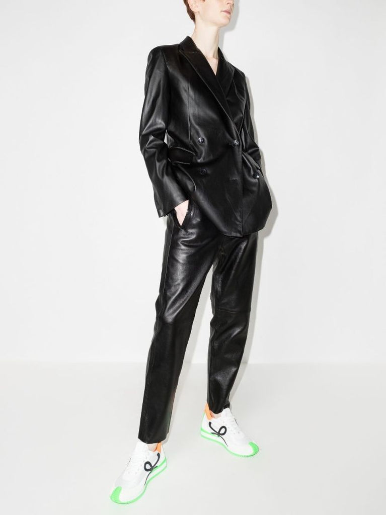 Noni Leather Track Pants