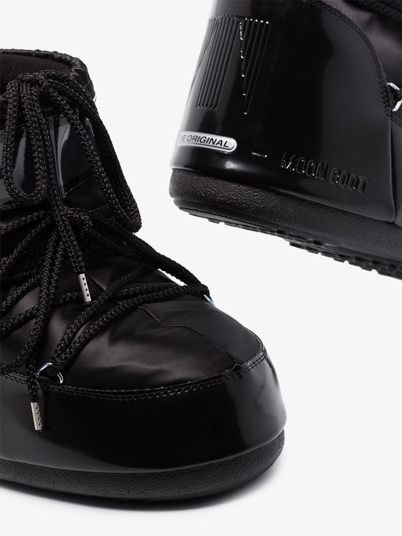 Black Glance Classic Low Snow Boots