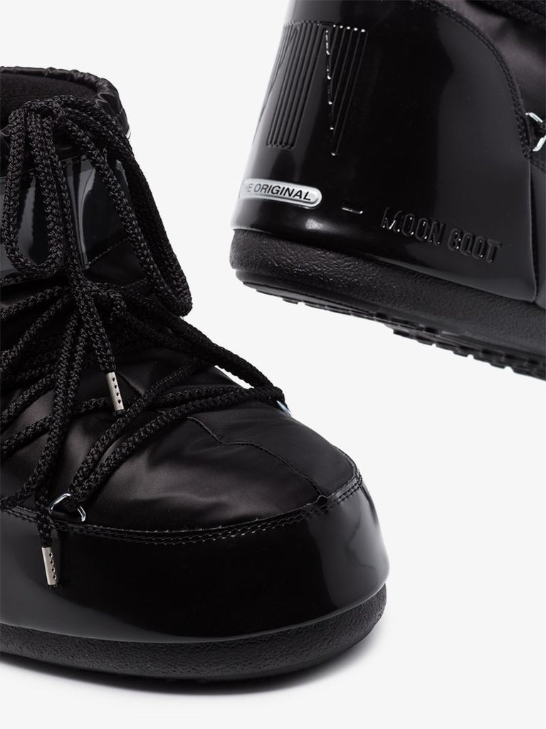 Black Glance Classic Low Snow Boots