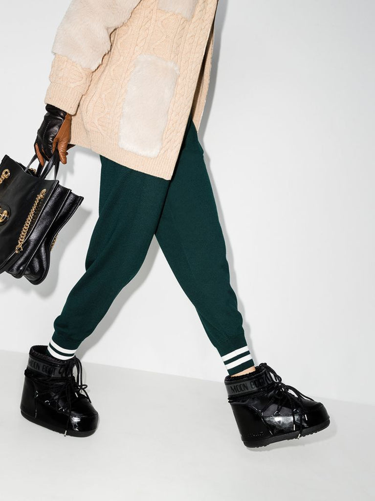 Black Glance Classic Low Snow Boots