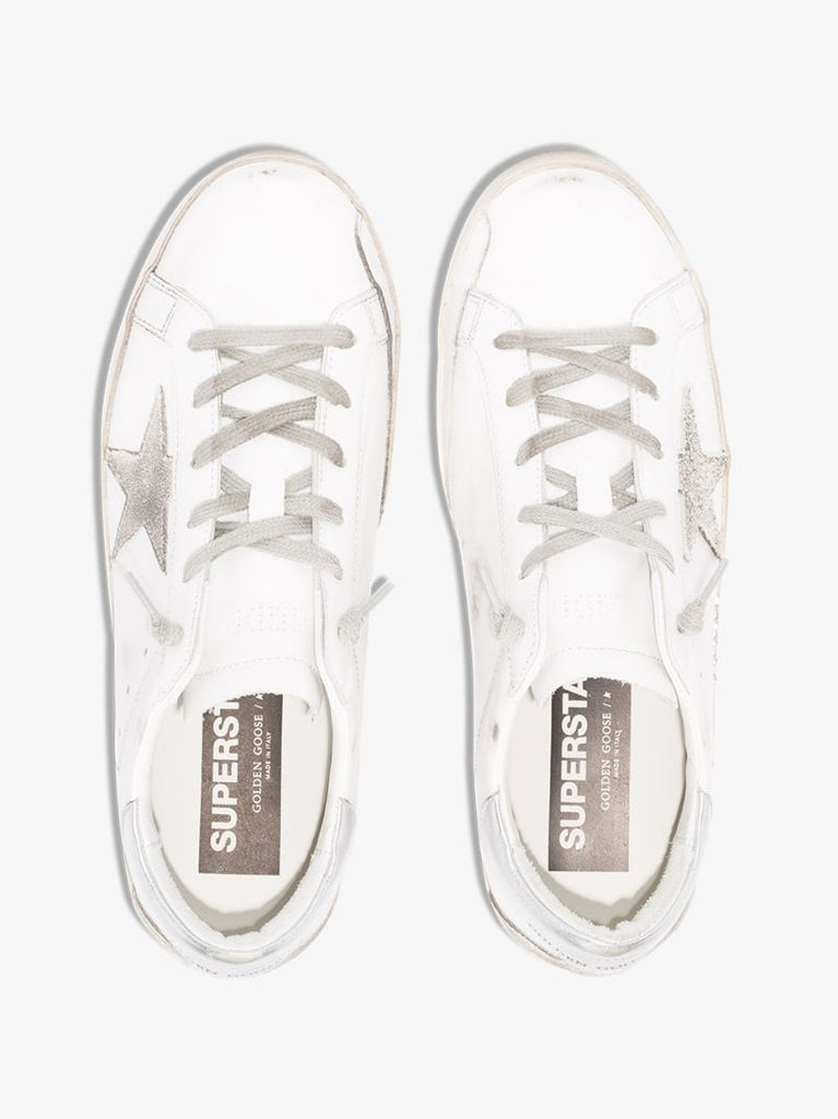 White Superstar Leather Sneakers