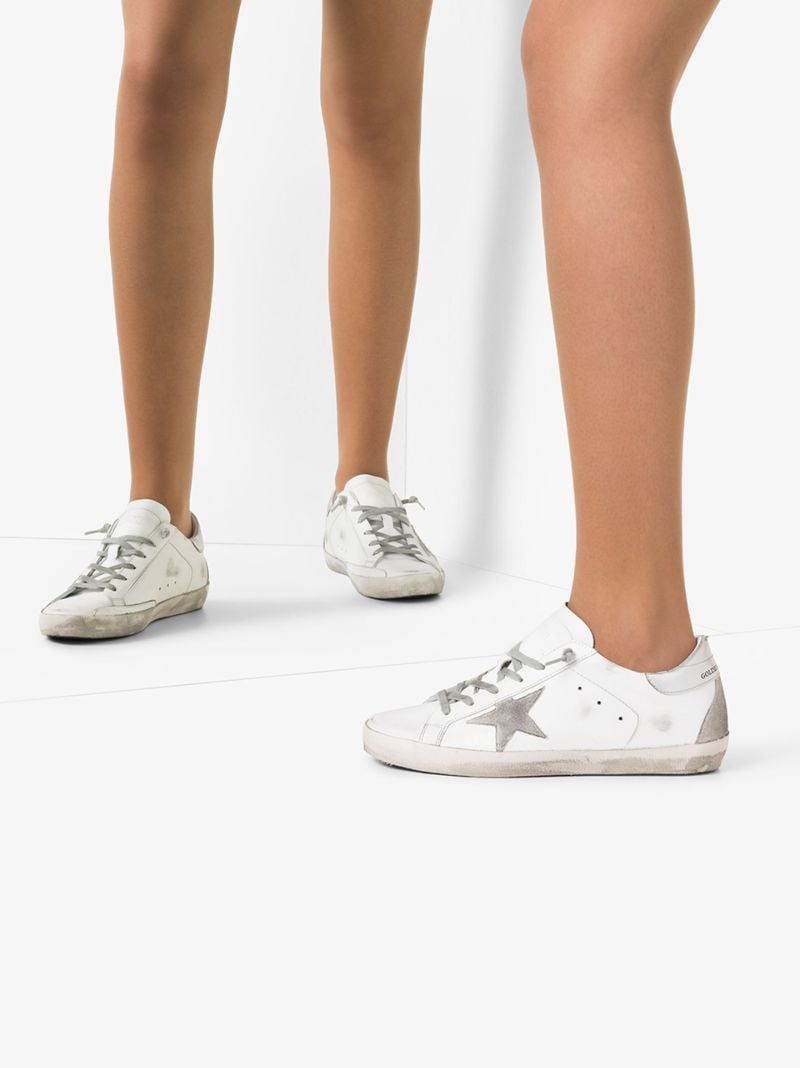 White Superstar Leather Sneakers