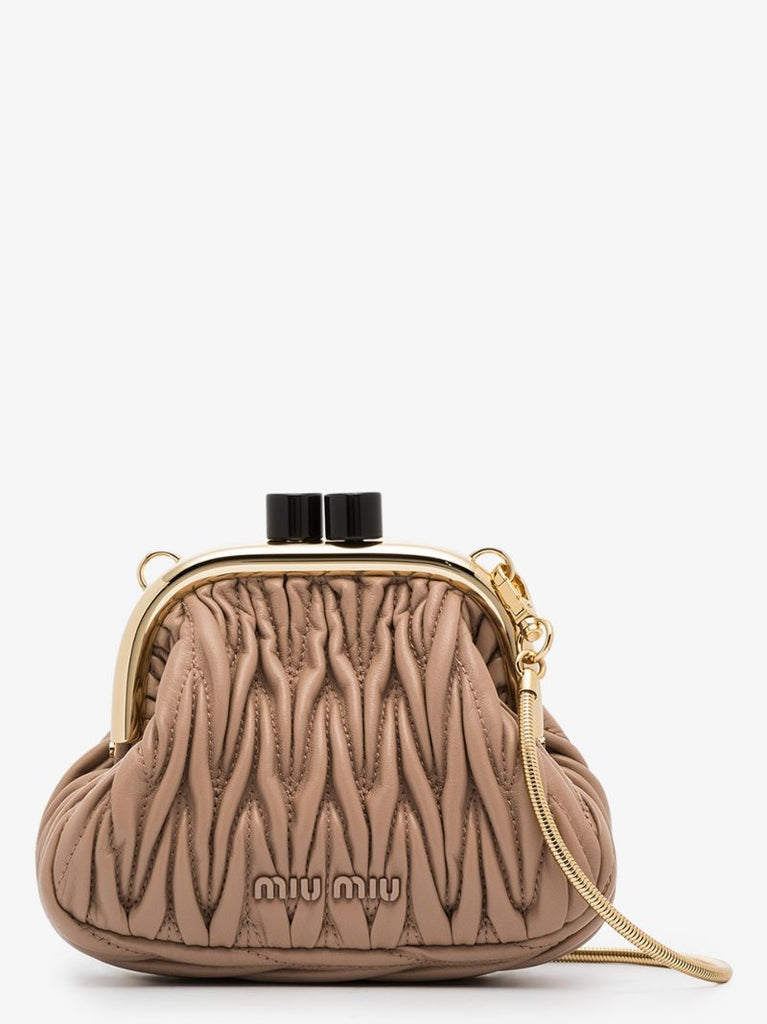 Neutral Belle Leather Mini Bag