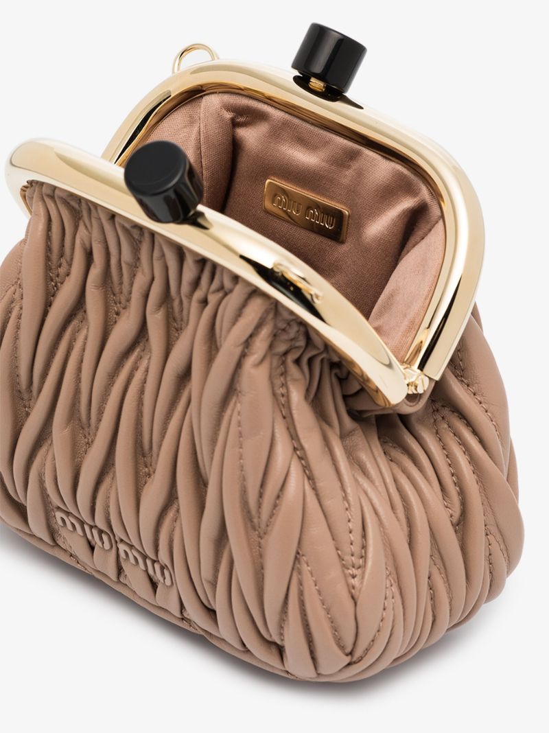 Neutral Belle Leather Mini Bag
