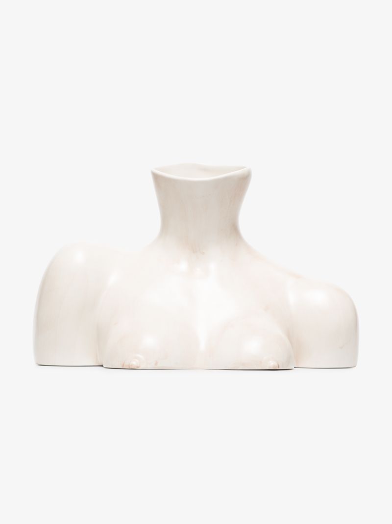 Neutral Breast Friend Earthenware Vase