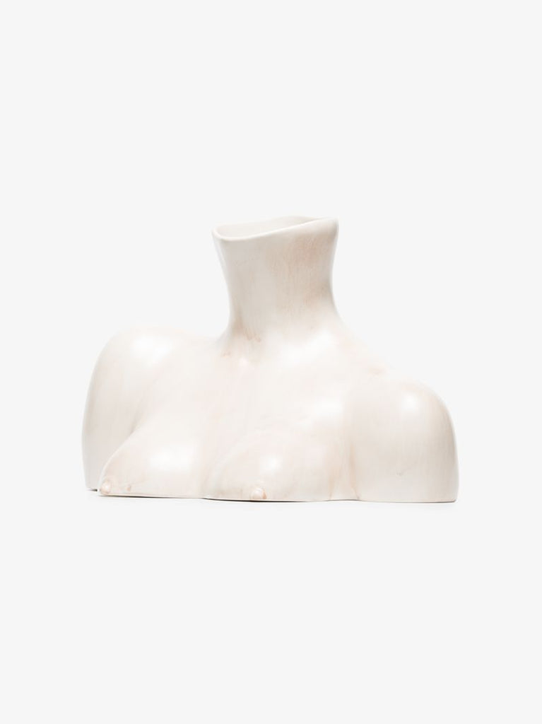 Neutral Breast Friend Earthenware Vase