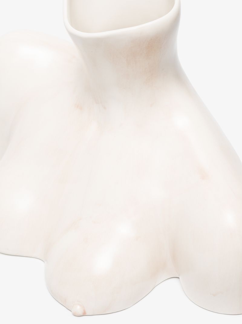 Neutral Breast Friend Earthenware Vase