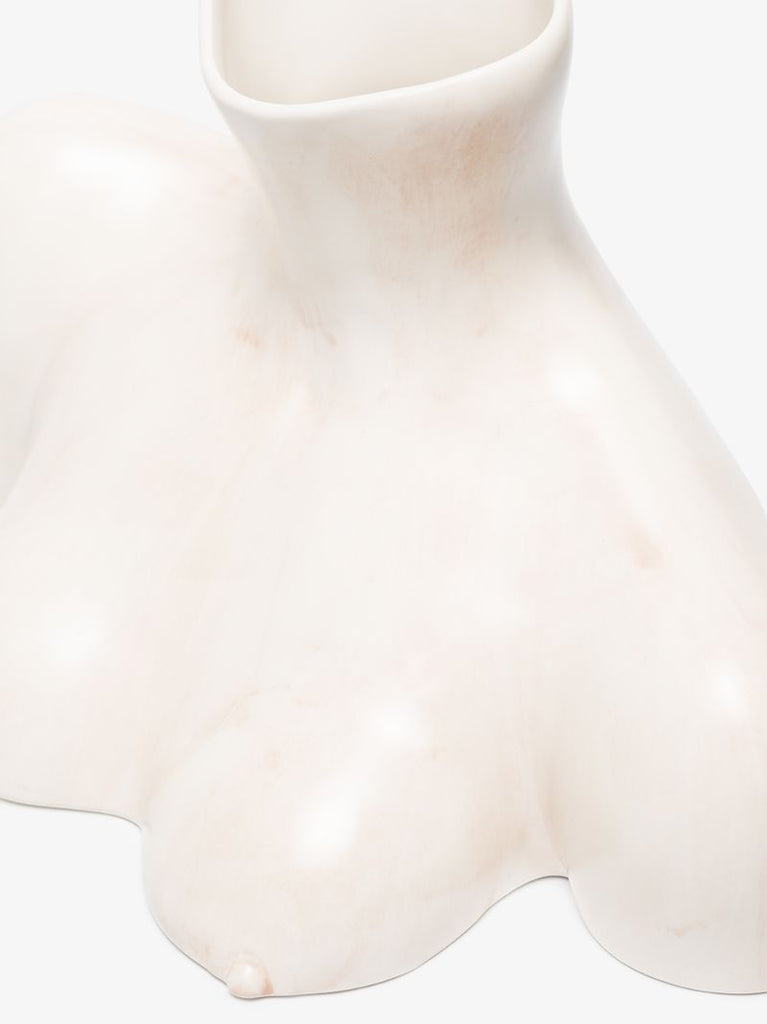 Neutral Breast Friend Earthenware Vase