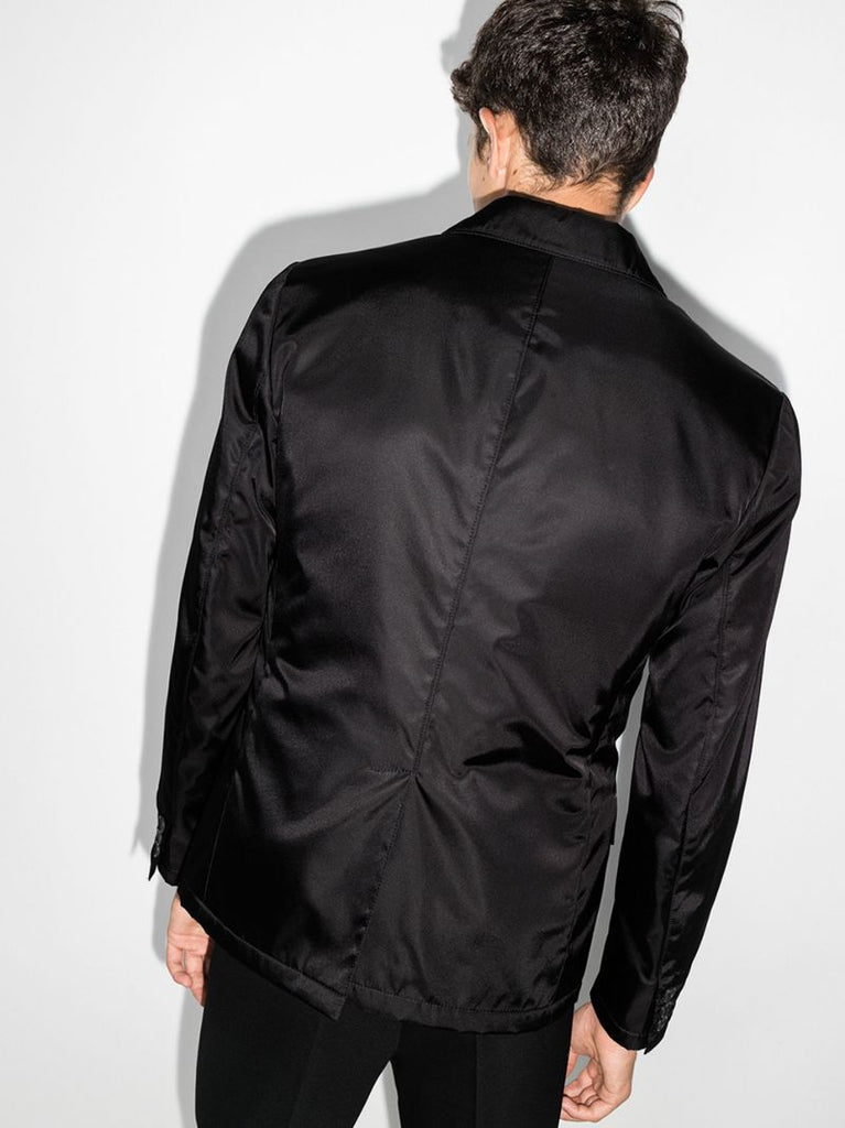 Single-breasted Logo Blazer