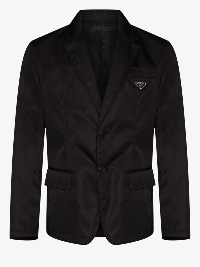 Single-breasted Logo Blazer