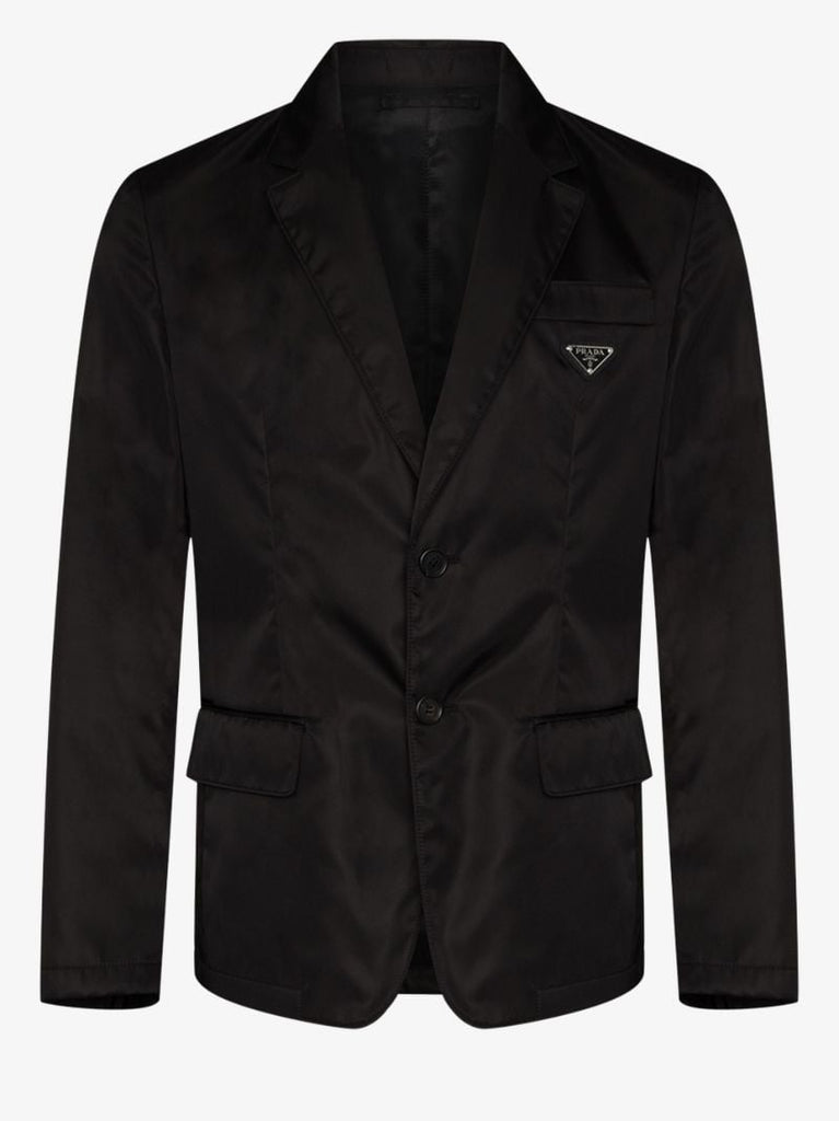 Single-breasted Logo Blazer