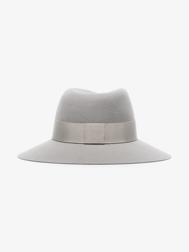 Grey Virginie Wool Trilby Hat