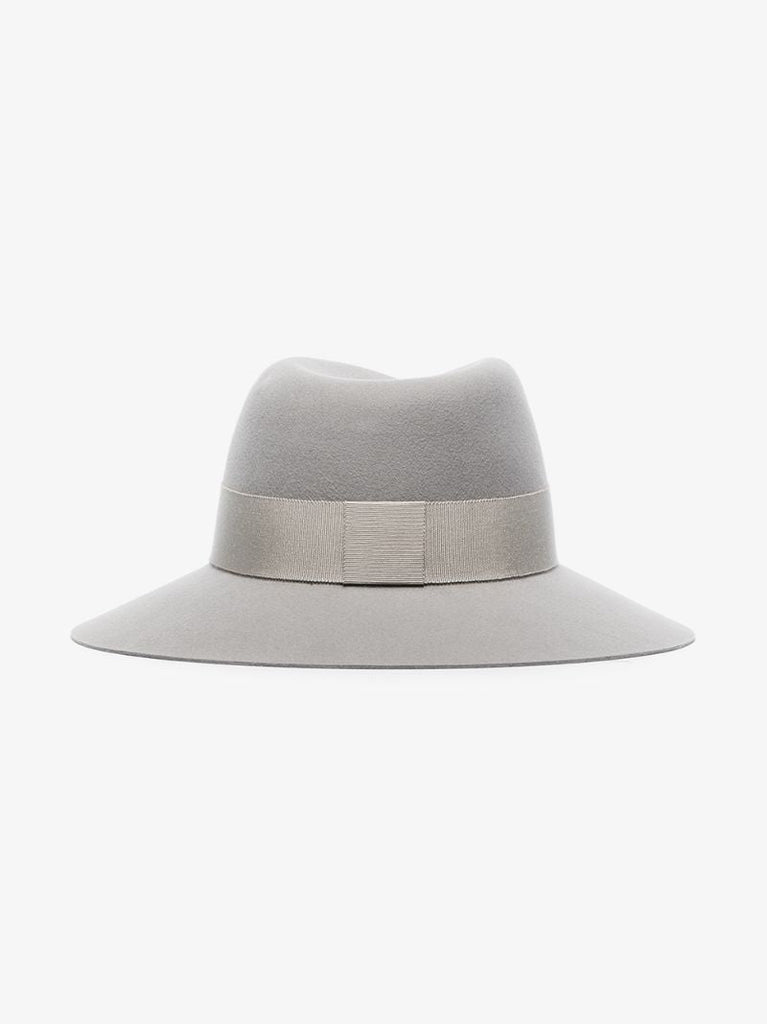 Grey Virginie Wool Trilby Hat