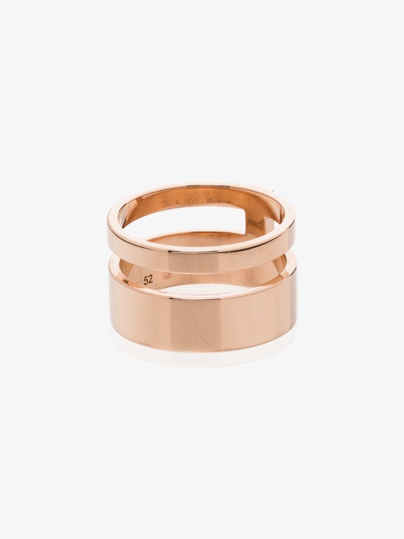 18k Rose Gold Berbere Module Double Ring